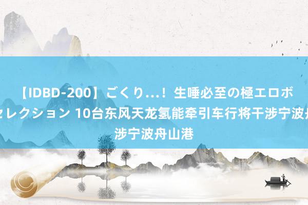 【IDBD-200】ごくり…!生唾必至の極エロボディセレクション 10台东风天龙氢能牵引车行将干涉宁波舟山港