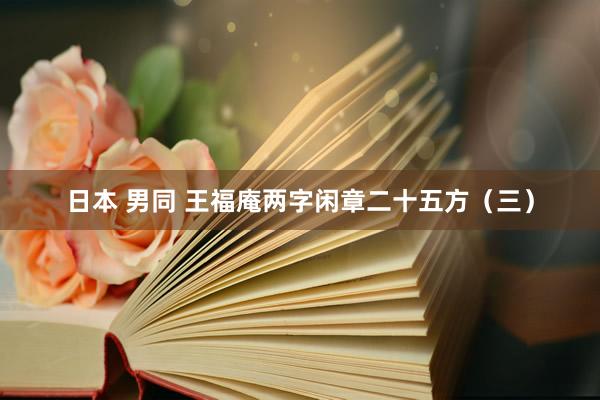 日本 男同 王福庵两字闲章二十五方（三）